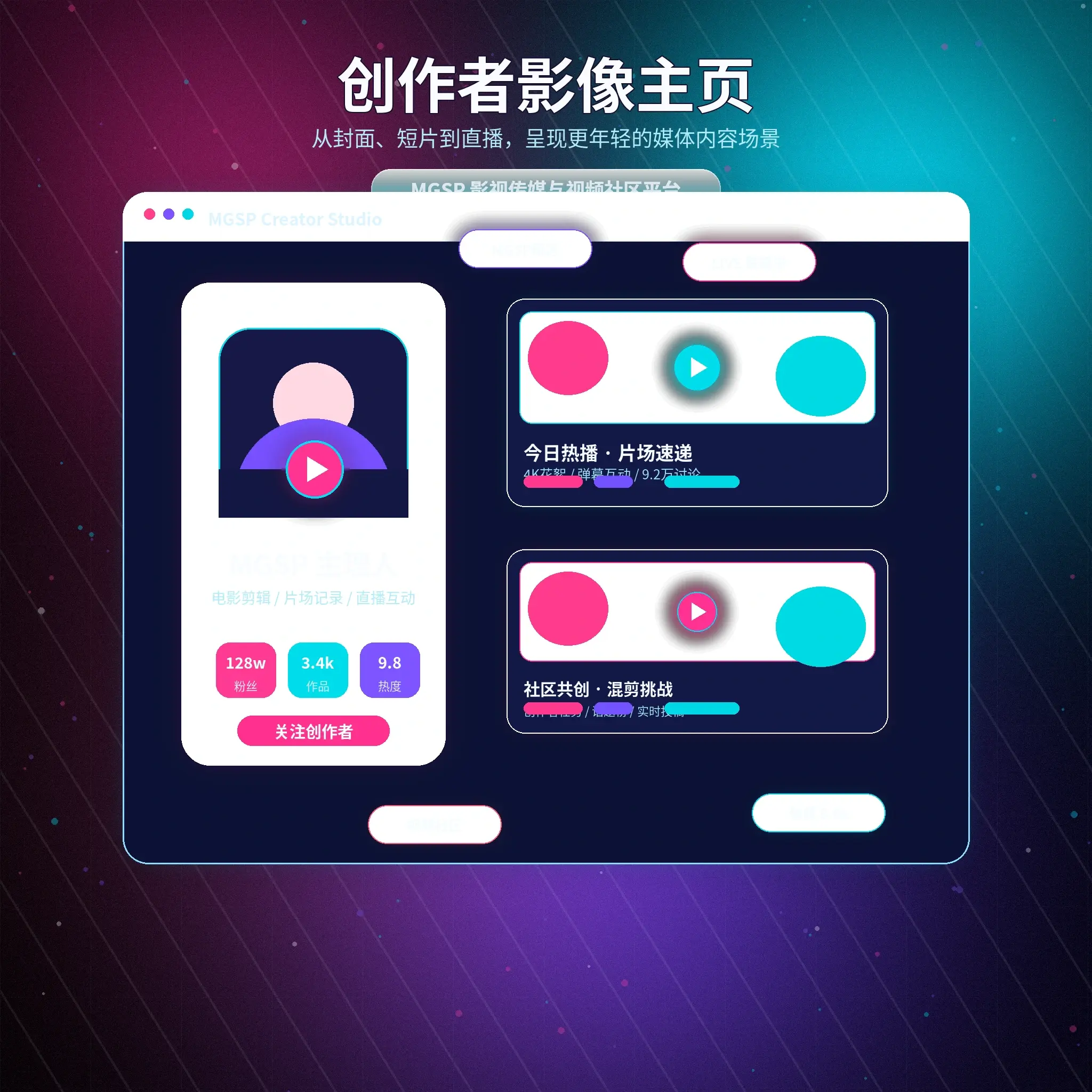 蘑菇视频年轻创作者影像表达